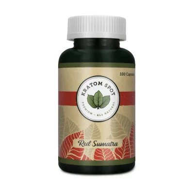 All-Natural Sumatra Red Vein Kratom Capsules | Kratom Spot