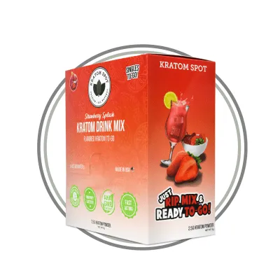Strawberry Splash Kratom Drink Mix Box (30 count) | Buy Kratom Online