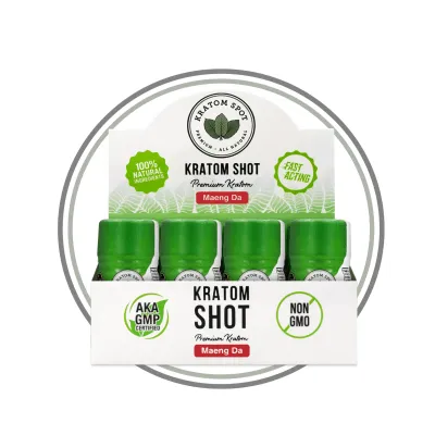 Maeng Da Liquid Extract Shot 12 Pack | Kratom Spot