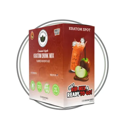 Caramel Apple Kratom Drink Mix Box (30 count) | Buy Kratom Online