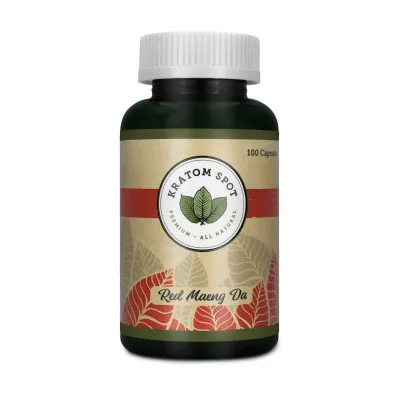 Premium Red Maeng Da Kratom Capsules | Kratom Spot