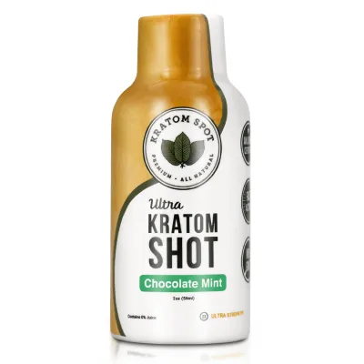 Ultra Strength Chocolate Mint Kratom Shot | Kratom Spot